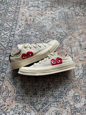 CDG Converse Low-Tops